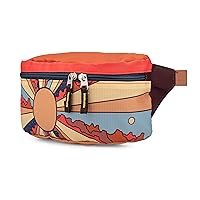 Fanny Pack for Women and Men, Perfect Crossbody Running Pouch for Workouts, Hiking, Sports, Festivals, Outdoors, Traveling, Belt Bag Holds Phone and Accessories (Grand Canyon)