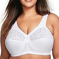 Women's Plus Size MagicLift Cotton Support Bra Wirefree #1001