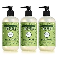 MRS. MEYER'S CLEAN DAY Hand Soap, Made with Essential Oils, Biodegradable Formula, Limited Edition Iowa Pine, 12.5 Fl. Oz - Pack of 3