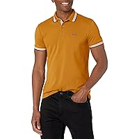BOSS Men's Paddy Short Sleeve Contrast Color Polo Shirt