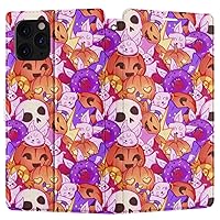 Wallet Case Replacement for Google Pixel 8 Pro 7a 6a 5a 5G 7 6 Pro 2020 2022 2023 Cover Folio Candy Bat Boo Card Holder Trick or Treat Flip Sweets Snap PU Leather Magnetic Spooky Cute