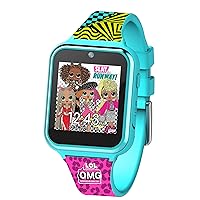 Kids LOL Surprise Turquoise Educational Learning Touchscreen Smart Watch Toy for Girls, Boys, Toddlers - Selfie Cam, Learning Games, Alarm, Calculator, Pedometer & More (Model: LOL4320OMGAZ)