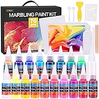 Made By Me Marbling Paint Studio, 25-Piece Marbling Kit for Kids, Make 10  Pour Paint Art Projects, Dip & Paint Marbling Arts & Crafts Kits for Kids