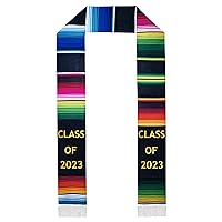 Serape Scholars Deluxe Mexican Graduation Sash 2023 | Mexican Graduation Stole Class of 2023 | Authentic Mexican Art Serape Stole Mexican Sash for Graduation 2023 | Look and Feel Your Best on 2023 Graduation Day