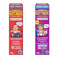 4oz Butt Barrier Ointment and 4oz Max. Strength Diaper Rash Ointment