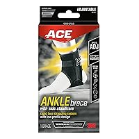 Ace Ankle Support with Adjustable Side Stabilizers, 0.22 Pound