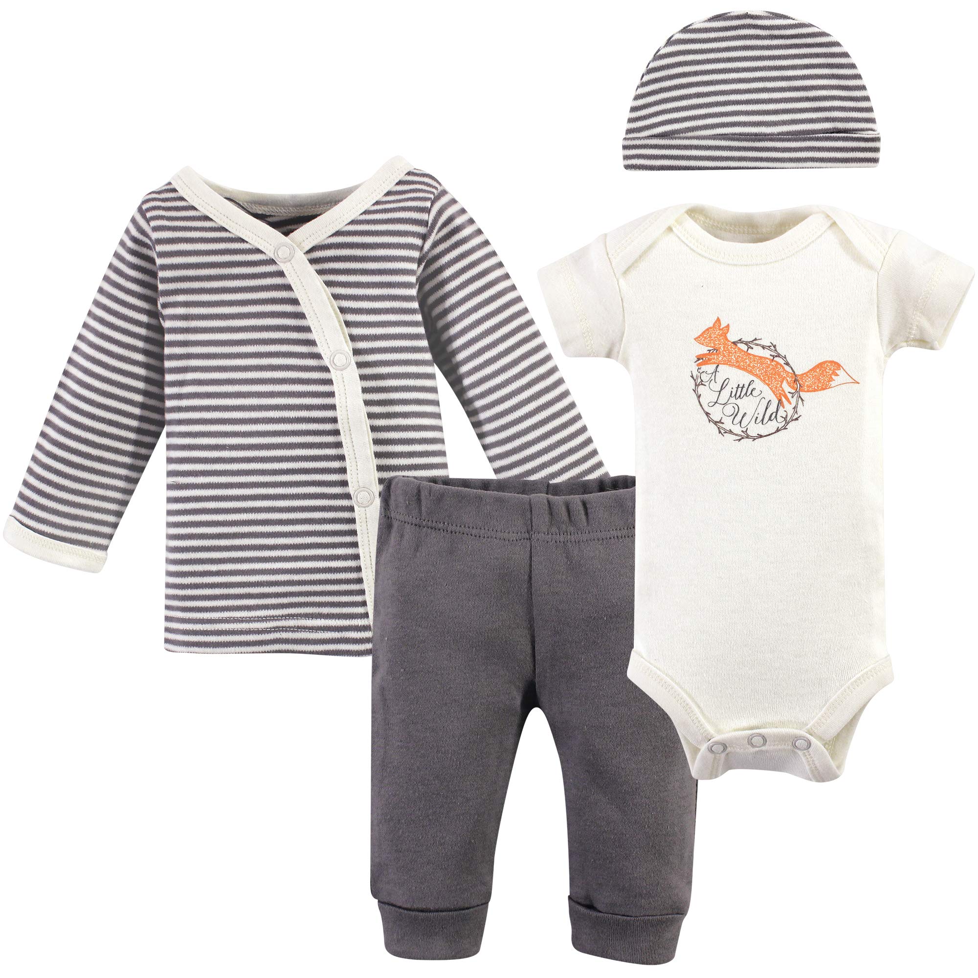 Touched by Nature Unisex Baby Organic Cotton Preemie Layette Set