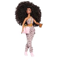 Naturalistas Fashion Pack Coffee Casual 7-Piece Outfit and Accessories Set for 11.5-Inch Tall Naturalistas Dolls, Designed and Developed by Purpose Toys