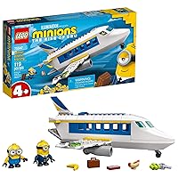 Minions: The Rise of Gru: Minion Pilot in Training (75547) Toy Plane Building Kit for Kids, a Great Present for Kids Who Love Minions Toys and Minion Figures, New 2021 (119 Pieces)