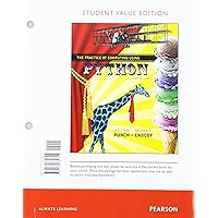 Practice of Computing Using Python, The, Student Value Edition Plus MyLab Programming with Pearson eText -- Access Card Package