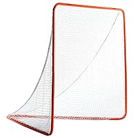 Franklin Sports Official Size Lacrosse Goal - Portable Steel Backyard Lacrosse Net for Kids + Adults - Lacrosse Training Equipment - 72