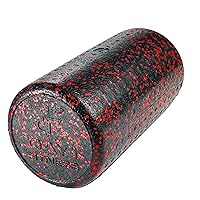 High-Density Round Foam Rollers - 4 Size and 8 Color Options - Massage Rollers for Stretching, Deep Tissue and Myofascial Release