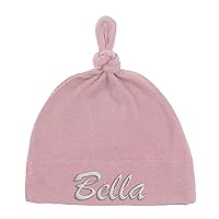 Soft Warm Baby Hats | Adjustable Top Knot Baby Beanie | Custom Baby Caps