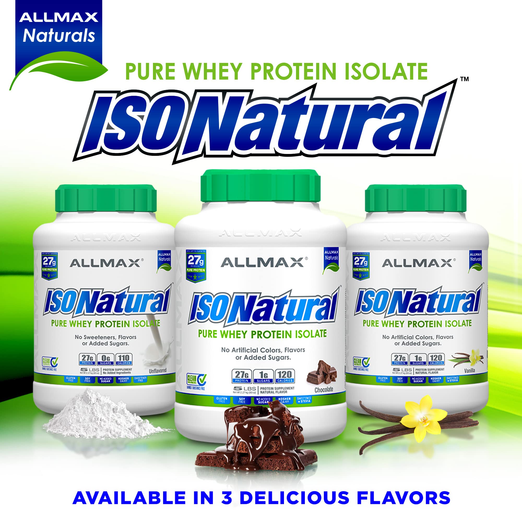 ALLMAX Nutrition ISONATURAL (Vanilla, 5 Pound)