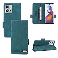 Cell Phone Flip Case Cover Compatible with Motorola Edge 30 Fusion/Moto S30 Pro Wallet Case,PU Leather Flip Folio Case with Card Holders [Shockproof TPU Inner Shell] Phone Cover, Magnetic Closure Prot