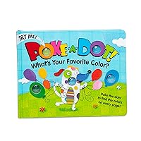 Melissa & Doug Children's Book - Poke-a-Dot: What’s Your Favorite Color (Board Book with Buttons to Pop) - Poke A Dot /Push Pop Book For Toddlers And Kids Ages 3+