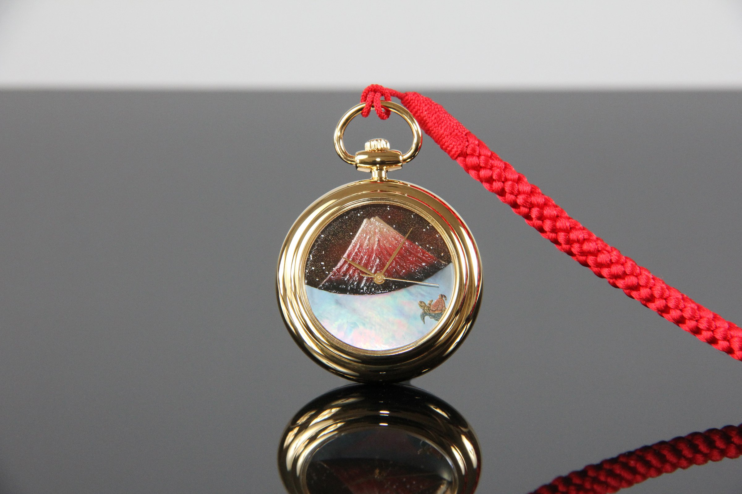 Urushi Maki-e Pocket Watch Joga