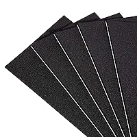 MAGZO 5Pcs Adhesive Foam Padding 1/4 in Thick X 12 in X 8 in,Closed Cell Foam Sheets Neoprene Rubber Self Stick Pads Anti Vibration Pads,Black (12in x 8in x 1/4in, 5Pcs)