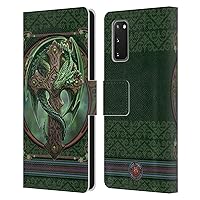Head Case Designs Officially Licensed Anne Stokes Woodland Guardian Dragons Leather Book Wallet Case Cover Compatible with Samsung Galaxy S20 / S20 5G