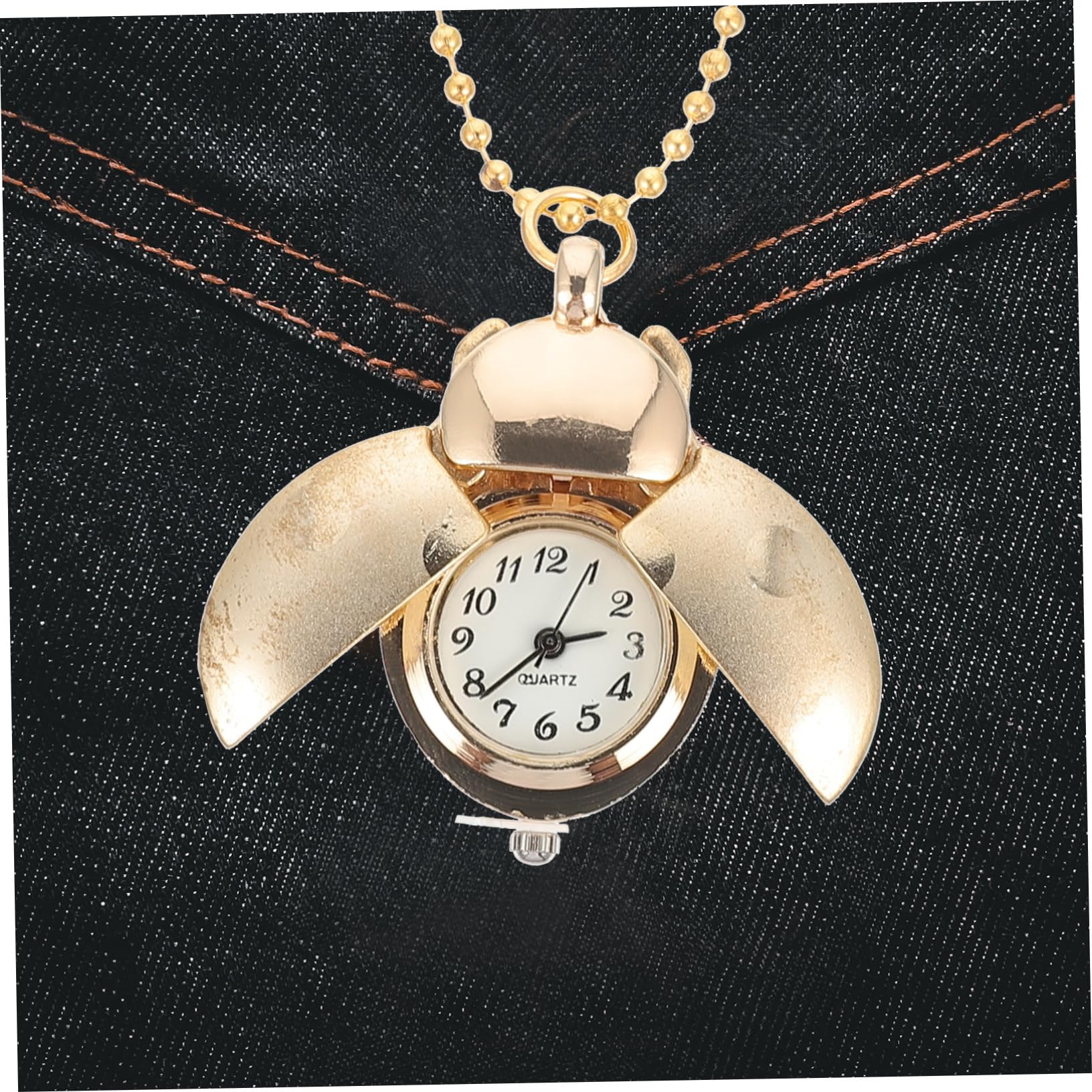 BESTOYARD 1pc Pocket Watch Gift Quartz Necklace Mens Choker Necklace Christmas Delicate Shiny Hanging Watch