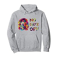 No Days Off Clothes & Gear: Abstract Art Lion Gym & Fitness Pullover Hoodie