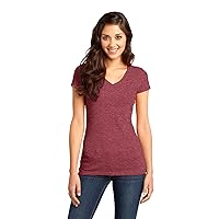 Tee V-Neck (DT6501) Heather Red, XS