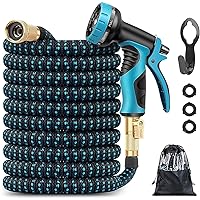 Expandable Garden Hose, Water Hose 100ft with Triple Layer Latex Core,3/4