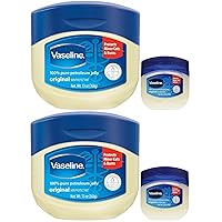 100% Pure Petroleum Jelly, 13 Ounce [With Bonus 1.75 Ounce] (Pack of 2)