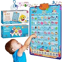 Baby Shark Alphabet & Number Learning Toys by Pinkfong, Educational Toddler Gift Set for Ages 1-3, Musical Mat, ABC Poster, Room Decor, Activities & Games, Baby Shark Toys for Boys & Girls Ages 2-4