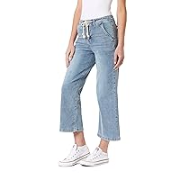 Angels Forever Young Women's Forever Trouser Straight Ankle High-Rise Jeans (Standard and Plus)