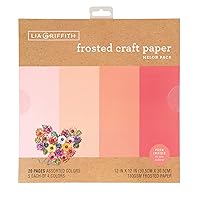 Lia Griffith Frosted Craft Paper, 12