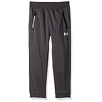 Boys' Pennant Tapered Track Pants, Jogger Style Sweatpants with Zipper Pockets