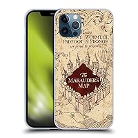 Head Case Designs Officially Licensed Harry Potter The Marauder's Map Prisoner of Azkaban II Soft Gel Case Compatible with Apple iPhone 12 / iPhone 12 Pro