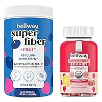 Bellway Super Fiber Powder + Fruit, Mixed Berry Super Fiber Gummies