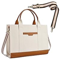 Missnine Canvas Laptop Tote Bag and Replacement Purse Strap
