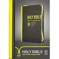 Zips Bible NLT (Canvas, Charcoal/Yellow) Zips Bible NLT (Canvas, Charcoal/Yellow) Paperback