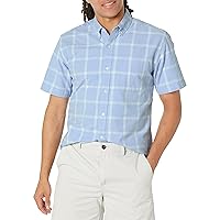 Amazon Essentials Men's Regular-Fit Short-Sleeve Pocket Oxford Shirt