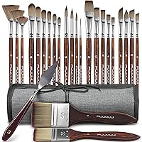 VISWIN 148 Pcs Super Deluxe Painting Kit with Tabletop & Field Easel, 96 Oil, Watercolor & Acrylic Paint Set, Canvas, Paintbrush, Palette, Professiona
