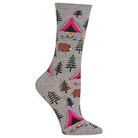 Hot Sox Women's Fun Nature & Outdoors Crew Socks-1 Pair Pack-Cute & Funny Gifts