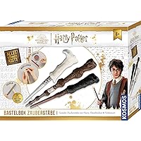 604653 Harry Potter AllesKönnerKiste Wand Making, Magic Wands of Harry Potter, Dumbledore and Voldemort Crafts, Harry Potter Craft Set for Children and Adults