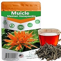 Muicle Mexican Honeysuckle 100% natural, Hierba tea Gabio Green herbs (8 oz)