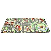Children’s Factory, Learning Carpets My Neighborhood Play Carpet, 79x36, LC144, Kids Playroom Décor, Toddler Preschool, Nursery, or Daycare Road Rug