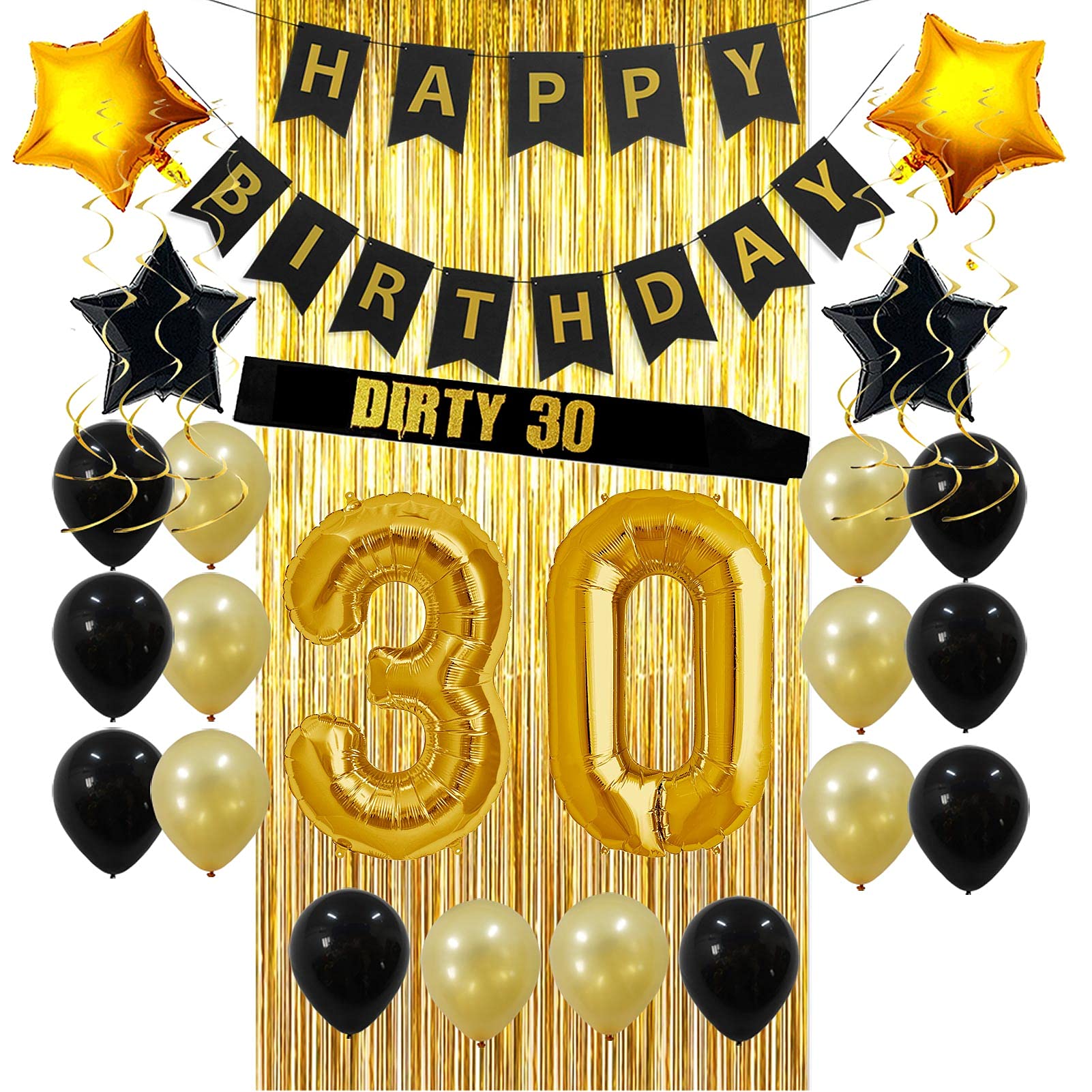 Mua 30th Birthday Decorations Party Supplies Gift for Her/Him ...