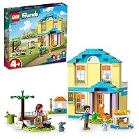 Lego Friends Paisley’s House 41724, Doll House Toy for Girls and Boys 4 Plus Years Old, Playset with Accessories Including Bunny Figure, Birthday Gift