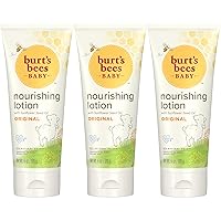 Burt's Bees Baby Nourishing Lotion, Original Scent Baby Lotion - 6 Ounce Tube - Pack of 3