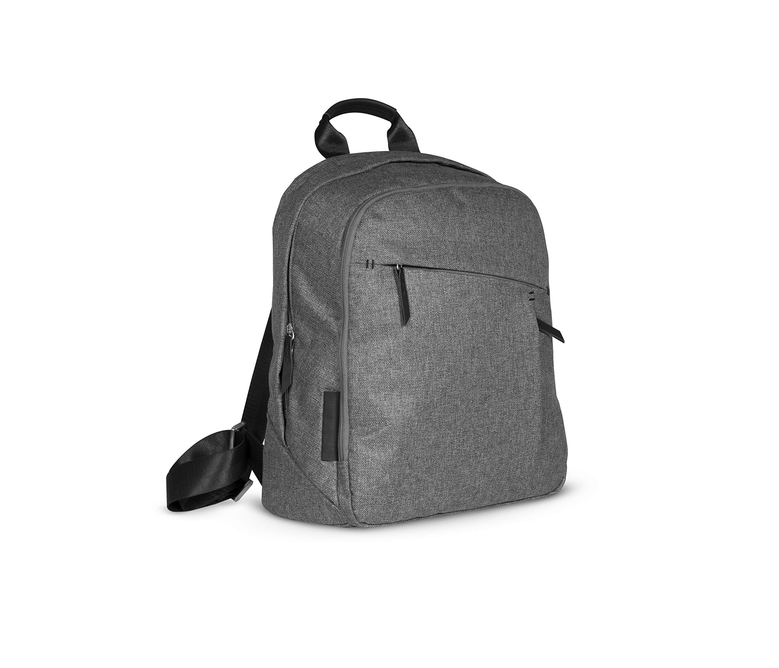 UPPAbaby Changing Backpack - JORDAN (charcoal melange/black leather)