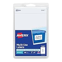Avery Printable All-Purpose Removable Labels, 2
