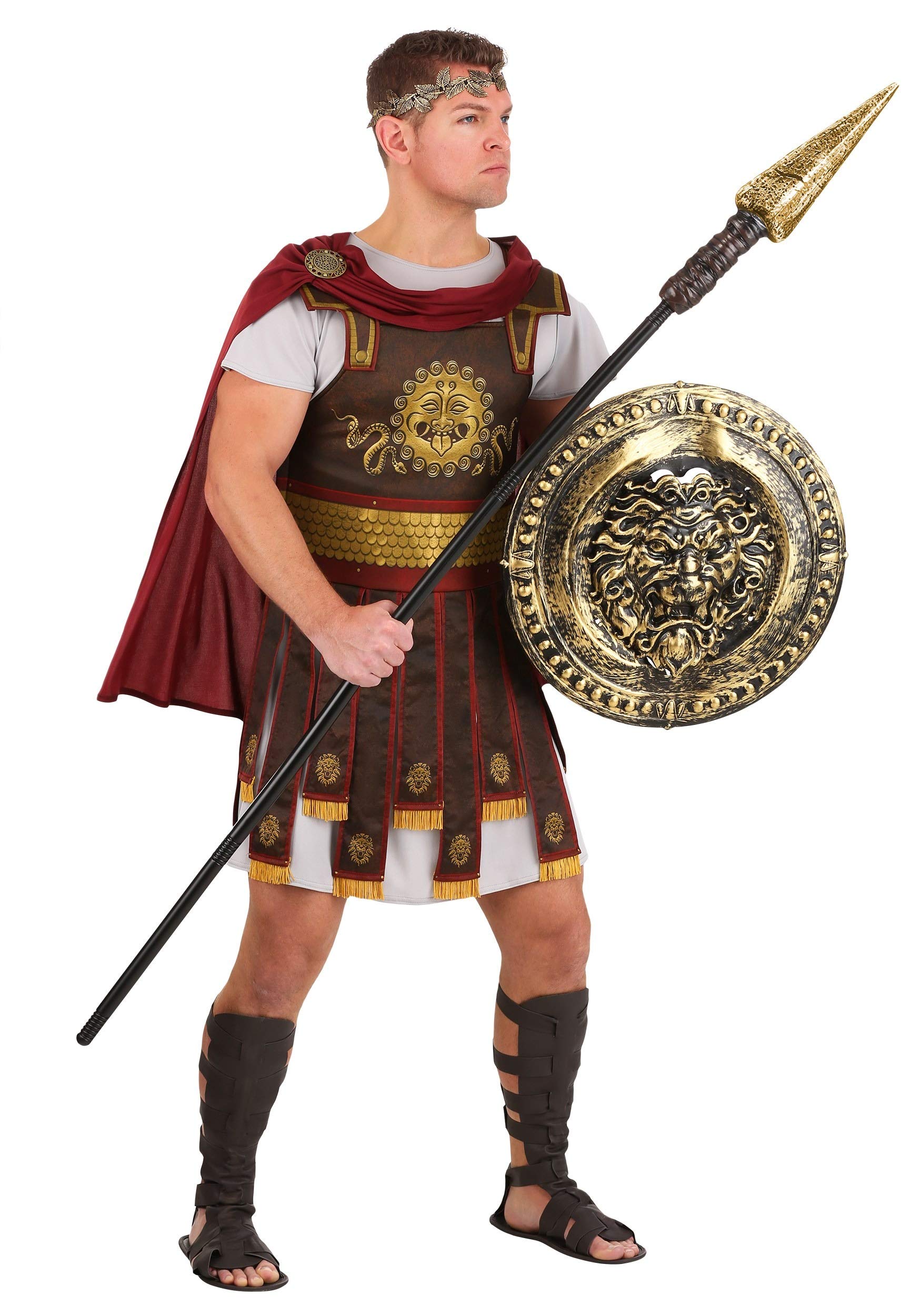 Roman Warrior Costume Men's Roman Solider Outfit