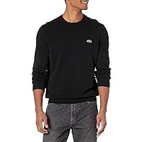 Lacoste Mens Long Sleeve Crew Neck Regular Fit Sweater