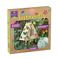 Craft-tastic — Make A Butterfly House — DIY Nature Craft — No Tools Needed — Decorate Your House with Flowers — Ages 4+ with Help